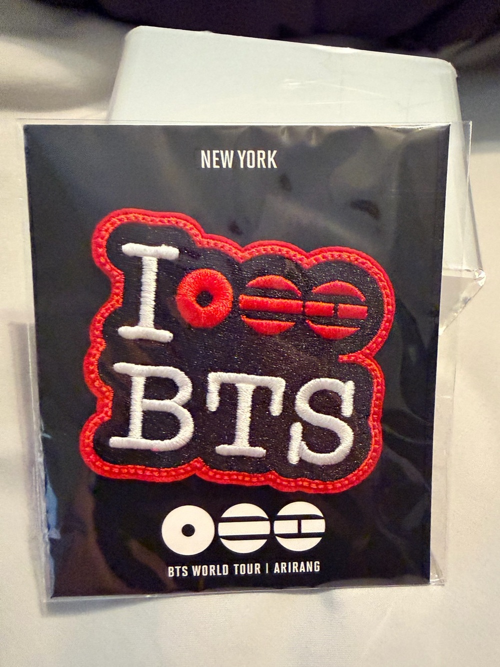 BTS Red and Black Pin Set - New York Themed - Picture 2 of 10